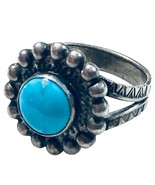 old pawn navajo sterling turquoise Ring Size 5.5 - $75.00