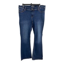 Torrid Womens Jeans Adult Size 16R Luxe Slim Boot Medium Wash Denim Stretch - $20.20
