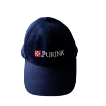 Purina Promotional Blue Strapback Baseball Hat Trucker Cap Adjustable On... - $11.84