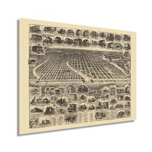 HISTORIX Vintage 1897 Asbury Park Ocean Grove New Jersey Map - 18x24 Inc... - $39.99+