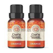 GuruNanda Orange Essential Therapeutic and Relaxing Oil 2 Pack - £18.16 GBP