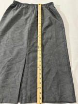 Sag Harbor Petite Women's Rear Zip & Slit Pull-On Pencil Skirt Size 12P Waist 29 image 11