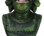 Green Horror Gill-Man Black Lagoon Swamp Monster Creature Head Bust Figu... - $52.99