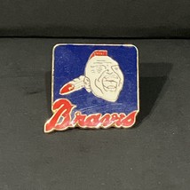 Atlanta Braves Old Indian Logo Pin, MLB Pinback Button, Baseball Collect... - $11.87