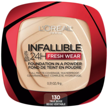 L&#39;Oreal Paris Infallible 24H Fresh Wear Foundation Powder True Beige 0.31 oz.. - £25.31 GBP