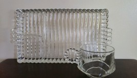 Vintage Hazel Atlas Glass ~ 6 Piece Party ~ Snack Set ~ 3-Cups ~ 3-Plate... - £35.87 GBP