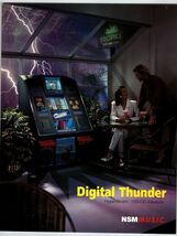 Digital Thunder NSM Jukebox FLYER 1995 Unused Original Phonograph Artwor... - $8.90