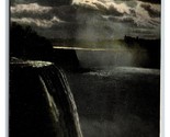 Night View From Prospect Point Niagara Falls NY New York UNP DB Postcard... - $2.92