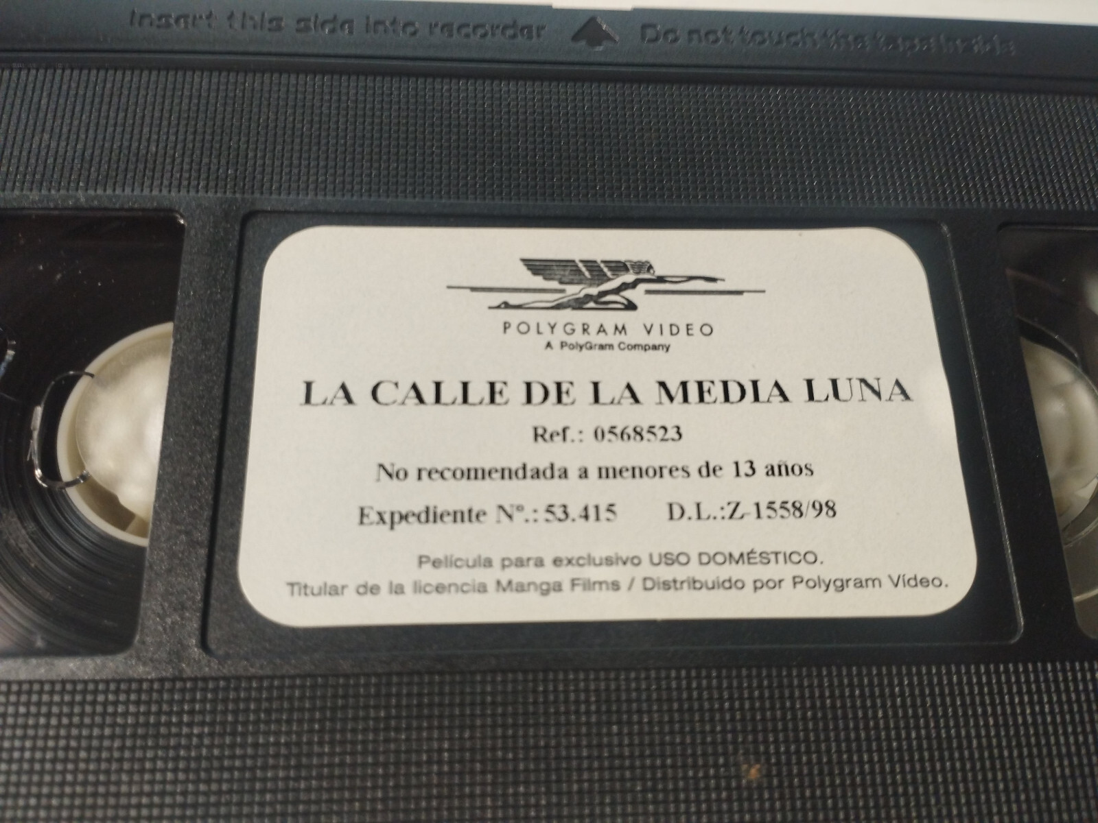 The Street Of The Half Moon SIGOURNEY WEAVER MICHAEL CANE - VHS Tape Spanish Item image 2