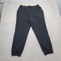 Mountain Hardwear Jeggings Pants Women&#39;s Medium Black Elastic Waist Tape... - £20.04 GBP