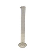 Laboratory Glass 100mL Measuring Cylinder Round Bottom Vintage - $424.51 MXN