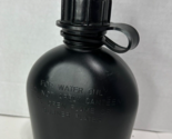 US Army 1-Quart Plastic Water Canteen, Black w/ Drinking Tube Accessible... - $17.95