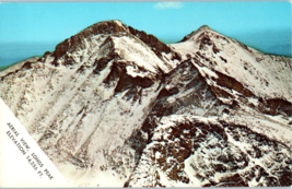 Aerial View Longs Peak Rocky Mountain National Park Colorado Postcard - $6.88