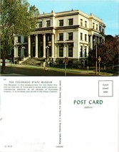 Colorado Denver State Historical Society Museum Lamp Posts Vintage Postcard - £7.51 GBP