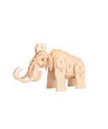 Mammoth 3D Wooden Puzzle DIY 3 Dimensional Wood Build It Yourself Wood C... - £5.44 GBP