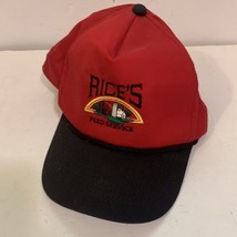 VtG Snapback Feed Store Rice’s Feed Service Red OC - $10.50