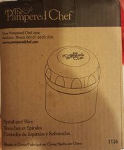 Pampered Chef Spiral &amp; Slice #1136 - £31.61 GBP