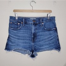 Madewell | Cut Off Frayed Hem The Perfect Jean Shorts - £36.30 GBP