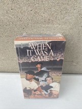 When It Was A Game 1 and 2 (VHS, 2000) HBO Vintage Baseball Home Video sealed 2 - £3.53 GBP