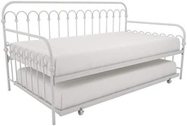 Stylish And Multipurpose Novogratz Bright Pop Twin Metal Daybed And, In Casters. - £238.23 GBP