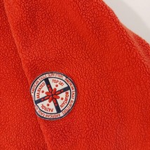 American Eagle Outfitters Mens M Orange Cotton Blend 1/4 Zip Pullover Sweatshirt image 6