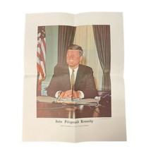 Vintage John F. Kennedy 35th President 11 x 14 in Print Albuquerque Tribune - £27.68 GBP
