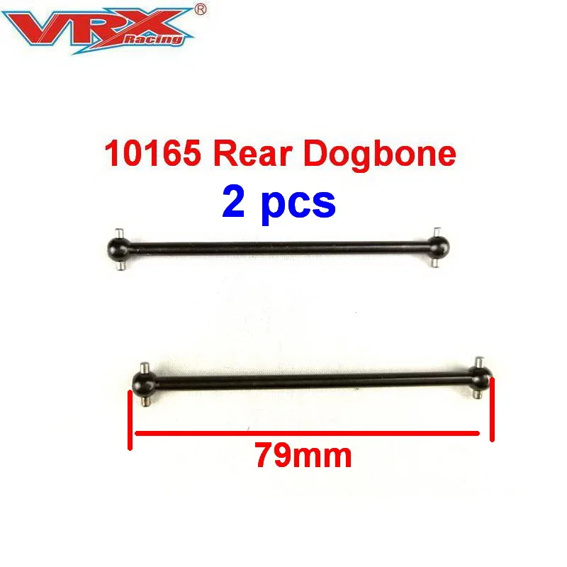 VRX 10165 Central Dongbone F 2pcs (Rear Dogbone) For  VRX Racing 1/10 Sc... - £14.76 GBP
