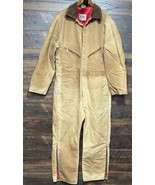 Walls Blizzard Insulated Outer Coveralls XL Reg USA Brown Men Zip Pocket... - $58.60 CAD