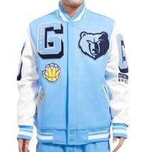 Letterman Memphis Grizzlies Varsity Jacket Wool body and Genuine Leather... - £101.20 GBP+
