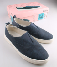 Kensie Salia Marineblau Damen Leinwand Schlüpfschuhe - $24.97