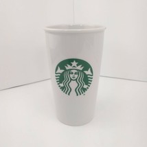 2015 Starbucks Ceramic Travel Tumbler Coffee Mug 12 oz  To Go Cup - $10.39