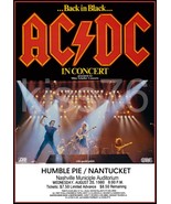 AC/DC / MOTLEY CRUE 22 x 32 / Sept 11, 1984 PARIS FRANCE Custom Concert ... - £35.18 GBP