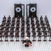 Count Dooku and Commando Droid Army Star Wars 51pcs Minifigures Bricks Toys - £35.73 GBP