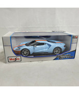 New 2019 Ford GT Light Blue 1:18 Maisto Special Edition SuperCar Racing - $55.84 CAD