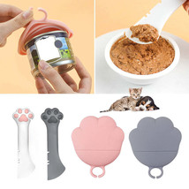 Multifunction Pet Canned Spoon Jar Opener Puppy Feeding Mixing Wet Dry Scoop Cat - £14.39 GBP