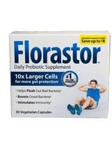 Florastor 500mg Daily Probiotic Supplement 30 Vegetarian Capsules - £43.41 GBP