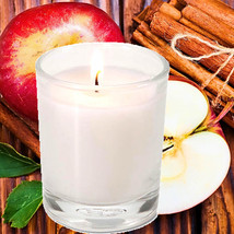 Apple Spice & Cinnamon Scented Votive Candles Hand Poured Luxury Home Fragrance - $280.26 MXN - $355.25 MXN