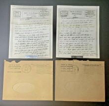 1944 War Navy Department V Mail Letters Navy Sgt Parents Willisville IL ... - £19.53 GBP