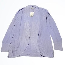 A New Day Lilac Purple Open Front Light Weight Cardigan Sweater Size M NWT - £20.26 GBP
