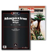 3 packs of 50 (150) BCW 8 ⅞&quot; x 11 ½&quot; + 1 ½&quot; Flap 2-mil Mylar Magazine Bags - €84,56 EUR