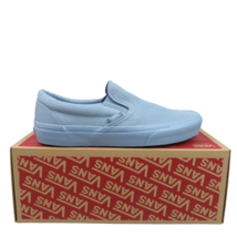 Vans Classic Slip On Pastel Mono Blue Shoes Women&#39;s Size 7 NEW VN000CT5DSB - $64.95