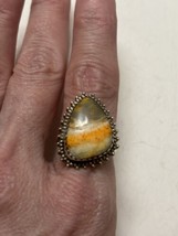 Sterling Silver Bumblee Jasper Ring Size 6 - $27.00