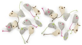 SmartyKat (20 Count) Skitter Critters Value Pack Catnip Cat Toys - Gray/Cream, 2 - £17.56 GBP