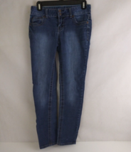 Rue 21 Mid-Rise Skinny Distressed Embroidered Women&#39;s Jeans Size 1/2 - £12.17 GBP