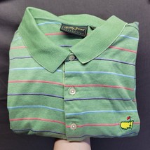 Bobby Jones Collection Striped Green Augusta Masters Polo Mens Sz XL Collectible - £26.84 GBP