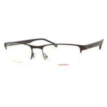 Carrera 8864 09Q Matte Brown Half Rim Men's Eyeglasses 55-19-145 W/Case - $47.20