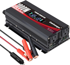 1000W/2000W(Peak) Car Power Inverter DC 12V to 110V AC Converter with LC... - $135.53