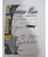 Vintage Silver Arrow Point Head Arrowhead Patch Cub Boy Scouts of Americ... - £3.87 GBP