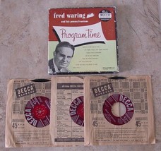 1950 DECCA Set Big Band Sound-Fred Waring &amp; His Pennsylvanians 45s Black... - €13,11 EUR