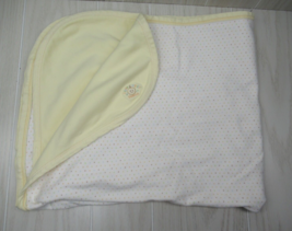 Gerber yellow orange polka dots baby receiving blanket cotton Love Lil P... - £10.56 GBP